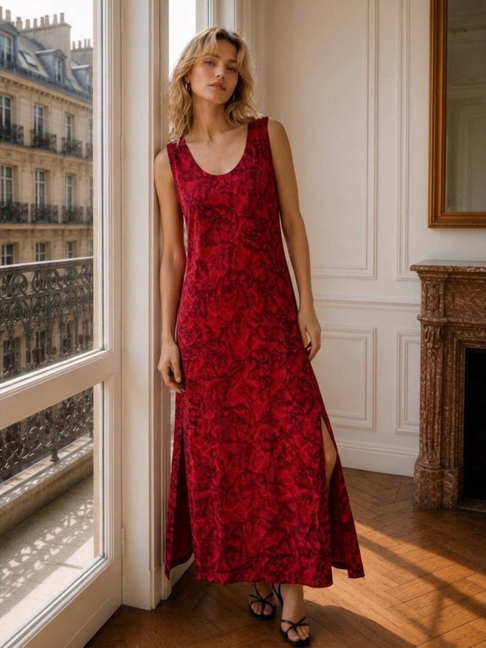 VINTAGE MAGGIE MCNAUGHTON Maxi Dress